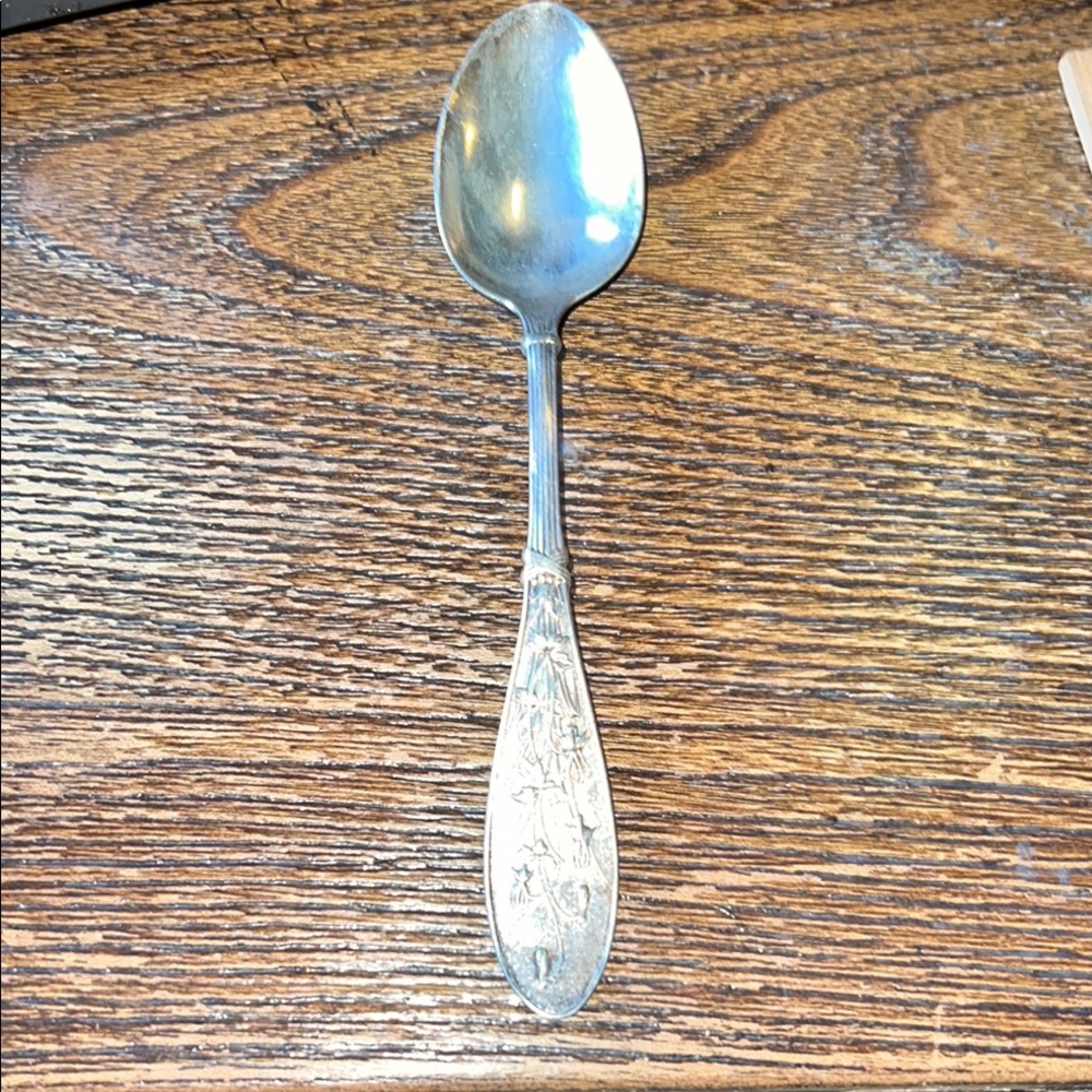 Antique Sterling Silver Honeysuckle by Whiting spoon